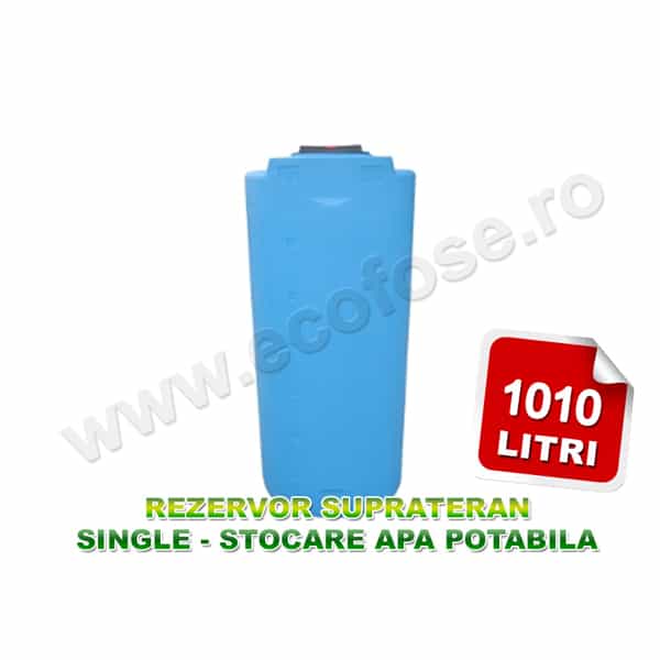 Rezervor suprateran 1000 litri, Single 1000