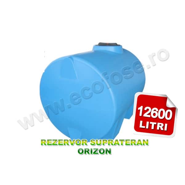 Rezervor apa cilindric suprateran 12600 litri, Orizon 12600