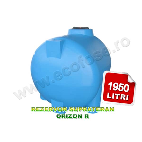 Rezervor apa cilindric suprateran 2000 litri, Orizon 2000 R