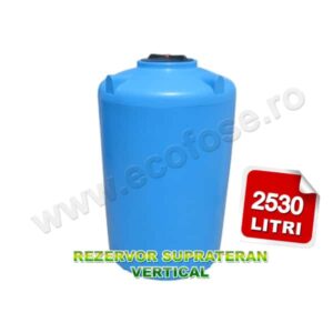 Rezervor apa suprateran 2500 litri, Vertical 2500