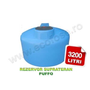 Rezervor apa suprateran 3200 litri, Puffo 3000