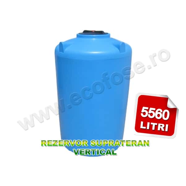 Rezervor suprateran 5500 litri, Vertical 5500