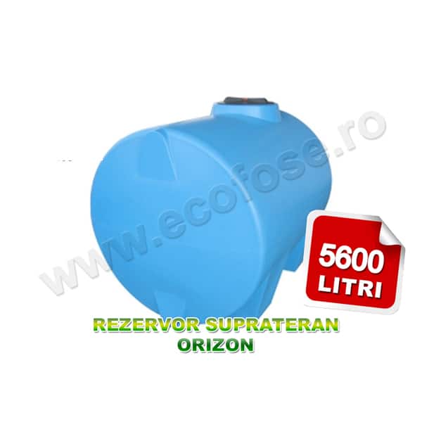 Rezervor apa cilindric suprateran 5600 litri, Orizon 6000