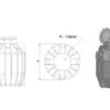 Rezervor vertical subteran 1000 litri Underground New 1000 1 Rezervor vertical subteran
