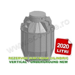 Rezervor vertical subteran 2000 litri Underground New 2000