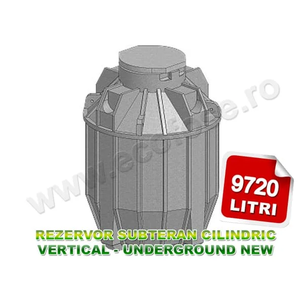 Rezervor vertical subteran 9500 litri Underground New 10000 Rezervor vertical subteran 9500 litri Underground New 10000